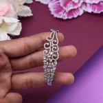 Silver Color American Diamond Bracelet