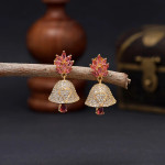 Rani Color American Diamond Earrings