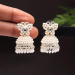 White Color Antique Earrings