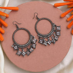 Black Color Fashion Earrings 