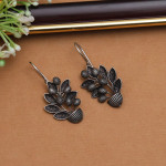 Silver Color Oxidised Earrings