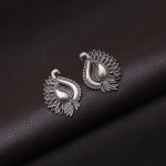 Silver Color Oxidised Earrings