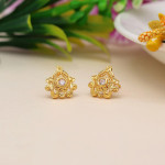 Stud Gold Plated Earrings 